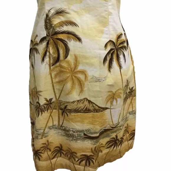 Ky’s Hawaiian Sleeveless Knee Length Dress Size Medium - Picture 5 of 8